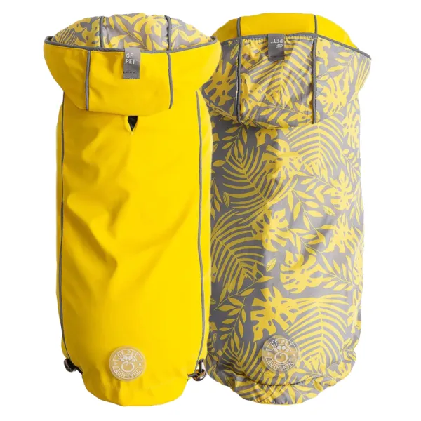 GF pet reversible Raincoat Yellow