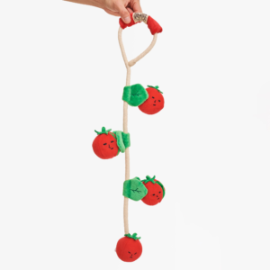 The Furry Folks Nosework Dog Toys - Tug Tomatos